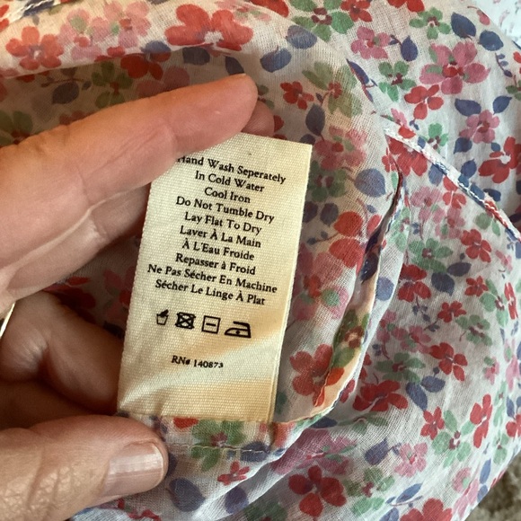 LoveShackFancy Bryson Top in Multi Cream Symphony, Size 12Y. - Picture 7 of 7